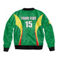 Afro Basketball Senegal Custom Bomber Jacket Go Champions Lions - African Pride
