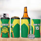 Afro Basketball Senegal Custom 4 in 1 Can Cooler Tumbler Go Champions Lions - African Pride