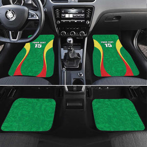 Afro Basketball Senegal Custom Car Mats Go Champions Lions - African Pride