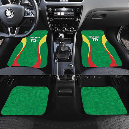Afro Basketball Senegal Custom Car Mats Go Champions Lions - African Pride