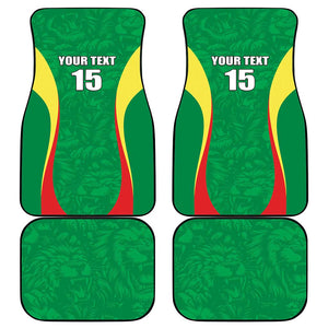 Afro Basketball Senegal Custom Car Mats Go Champions Lions - African Pride
