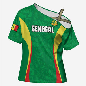 Custom Senegal Basketball Cross Shoulder Shirt Go Champions Lions