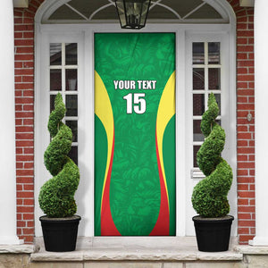 Custom Senegal Basketball Door Cover Go Champions Lions