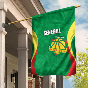 Afro Basketball Senegal Custom Garden Flag Go Champions Lions - African Pride