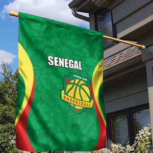 Afro Basketball Senegal Custom Garden Flag Go Champions Lions - African Pride