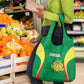Afro Basketball Senegal Custom Grocery Bag Go Champions Lions - African Pride