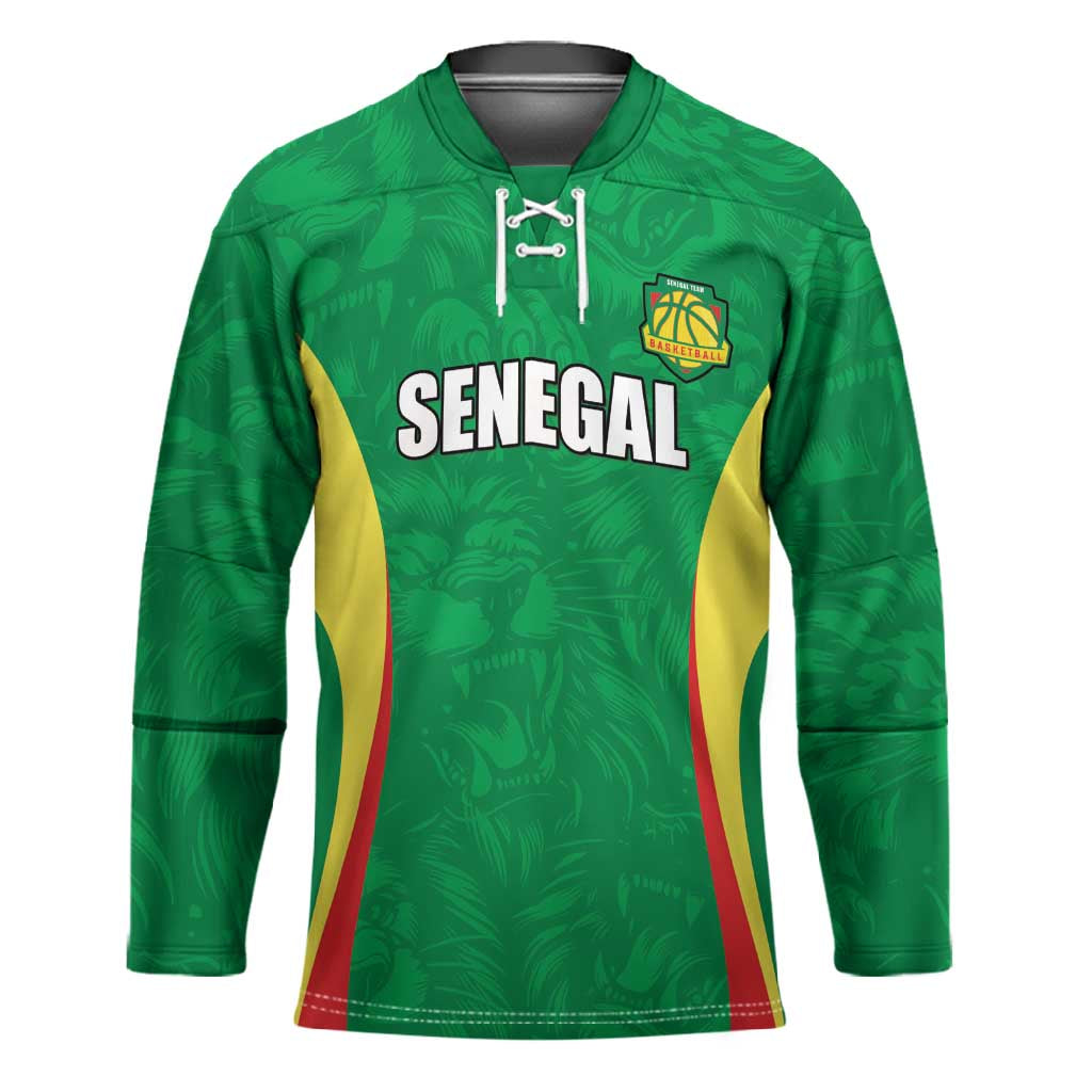 Custom Senegal Basketball Hockey Jersey Go Champions Lions