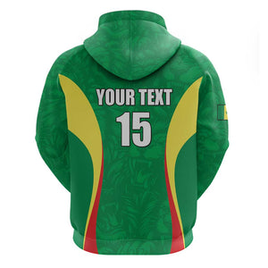 Afro Basketball Senegal Custom Hoodie Go Champions Lions - African Pride