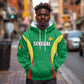 Afro Basketball Senegal Custom Hoodie Go Champions Lions - African Pride
