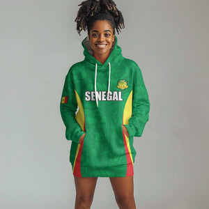 Afro Basketball Senegal Custom Hoodie Dress Go Champions Lions - African Pride