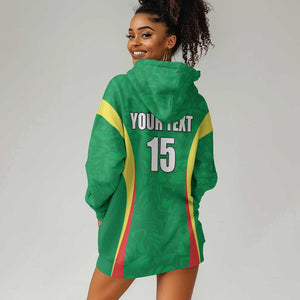 Afro Basketball Senegal Custom Hoodie Dress Go Champions Lions - African Pride