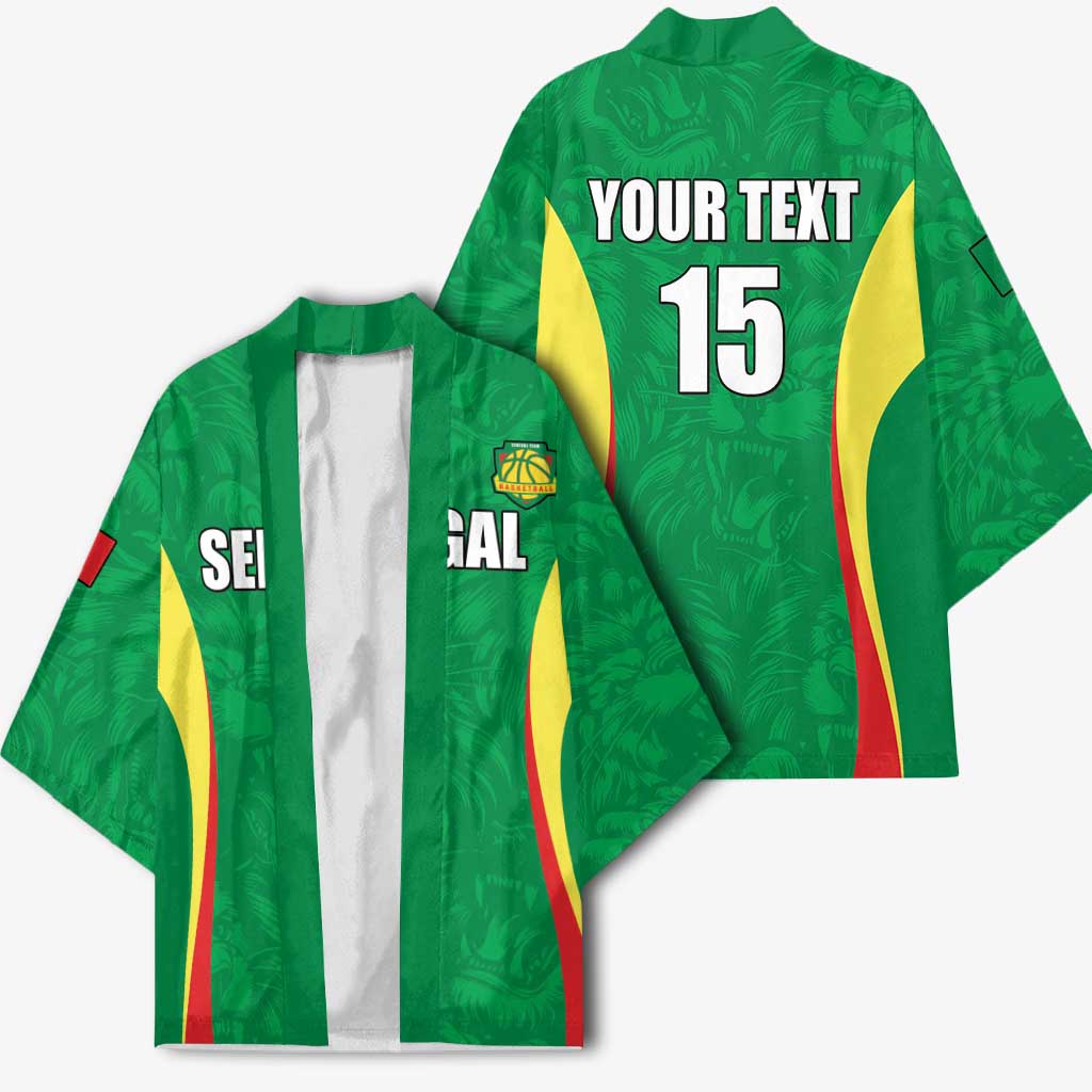 Custom Senegal Basketball Kimono Go Champions Lions