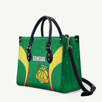 Custom Senegal Basketball Leather Bag Go Champions Lions