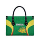 Custom Senegal Basketball Leather Bag Go Champions Lions
