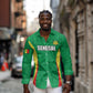 Afro Basketball Senegal Custom Long Sleeve Button Shirt Go Champions Lions - African Pride