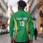 Afro Basketball Senegal Custom Long Sleeve Button Shirt Go Champions Lions - African Pride