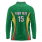 Afro Basketball Senegal Custom Long Sleeve Polo Shirt Go Champions Lions - African Pride