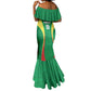 Afro Basketball Senegal Custom Mermaid Dress Go Champions Lions - African Pride