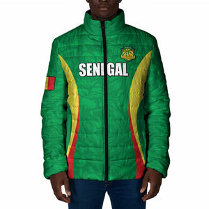 Custom Senegal Basketball Padded Jacket Go Champions Lions