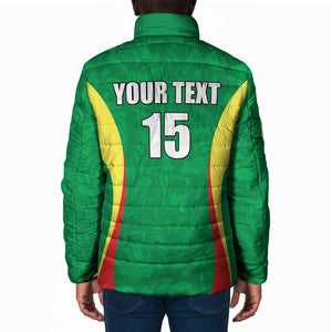 Custom Senegal Basketball Padded Jacket Go Champions Lions