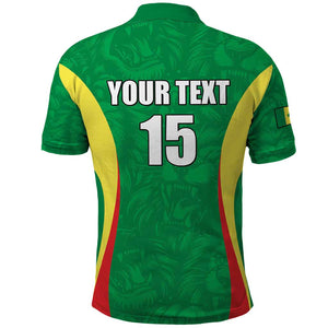 Afro Basketball Senegal Custom Polo Shirt Go Champions Lions - African Pride