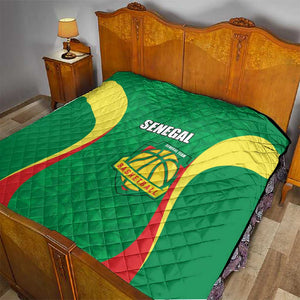 Afro Basketball Senegal Custom Quilt Go Champions Lions - African Pride