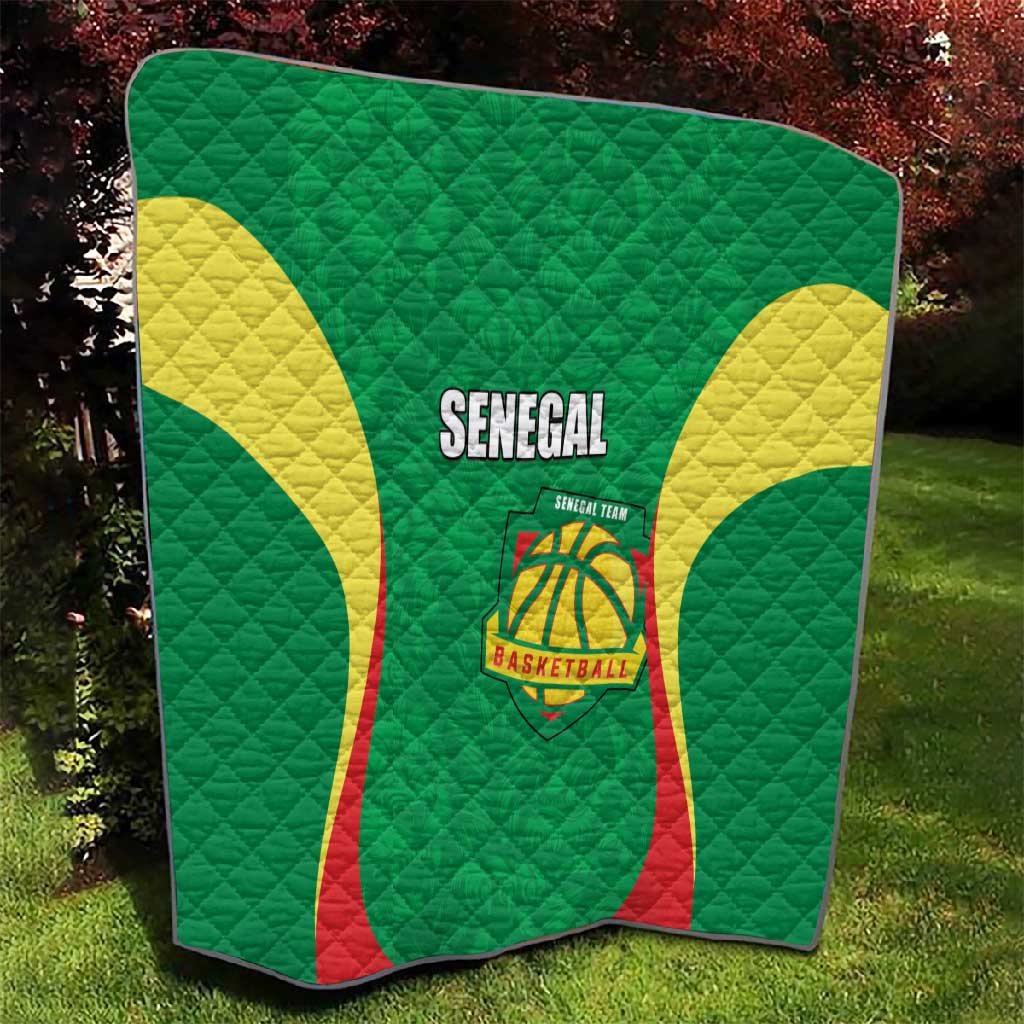 Afro Basketball Senegal Custom Quilt Go Champions Lions - African Pride