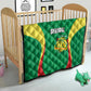 Afro Basketball Senegal Custom Quilt Go Champions Lions - African Pride