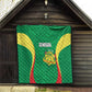 Afro Basketball Senegal Custom Quilt Go Champions Lions - African Pride