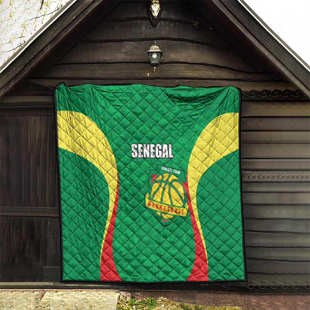 Afro Basketball Senegal Custom Quilt Go Champions Lions - African Pride