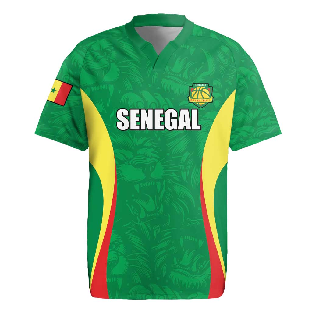 Afro Basketball Senegal Custom Rugby Jersey Go Champions Lions - African Pride