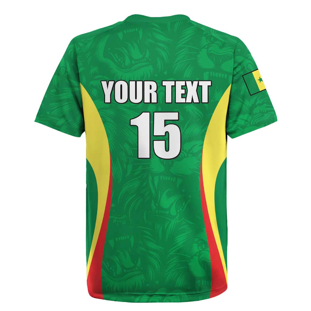 Afro Basketball Senegal Custom Rugby Jersey Go Champions Lions - African Pride