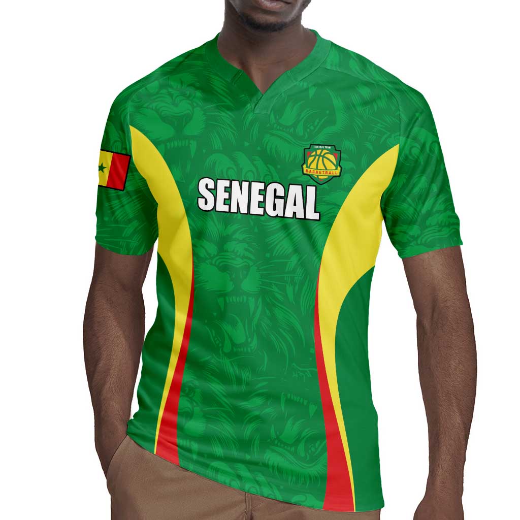 Afro Basketball Senegal Custom Rugby Jersey Go Champions Lions - African Pride
