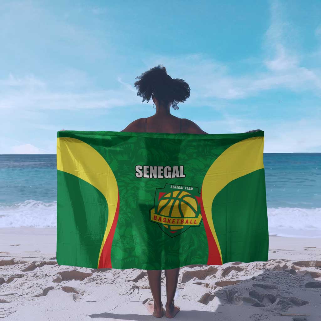 Afro Basketball Senegal Custom Sarong Go Champions Lions - African Pride