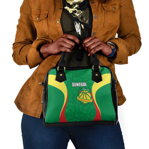 Afro Basketball Senegal Custom Shoulder Handbag Go Champions Lions - African Pride