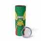 Afro Basketball Senegal Custom Skinny Tumbler Go Champions Lions - African Pride