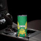 Afro Basketball Senegal Custom Skinny Tumbler Go Champions Lions - African Pride
