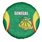 Afro Basketball Senegal Custom Spare Tire Cover Go Champions Lions - African Pride
