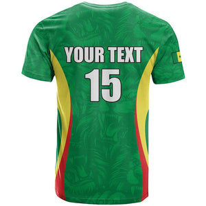 Afro Basketball Senegal Custom T shirt Go Champions Lions - African Pride