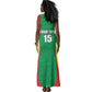 Afro Basketball Senegal Custom Tank Maxi Dress Go Champions Lions - African Pride