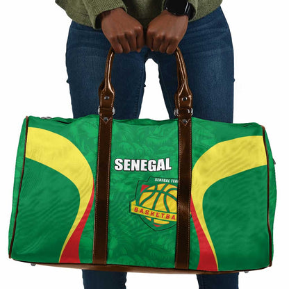 Custom Senegal Basketball Travel Bag Go Champions Lions