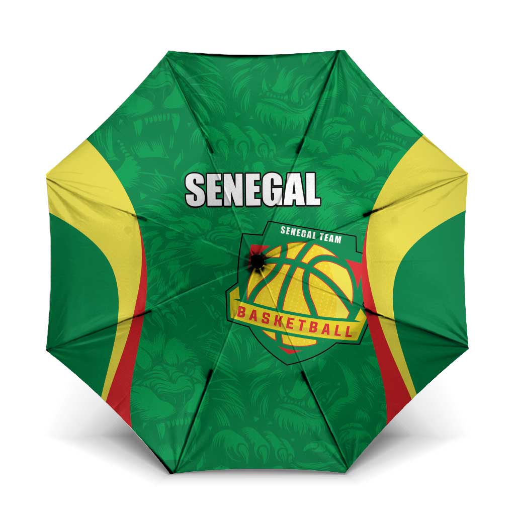 Custom Senegal Basketball Umbrella Go Champions Lions