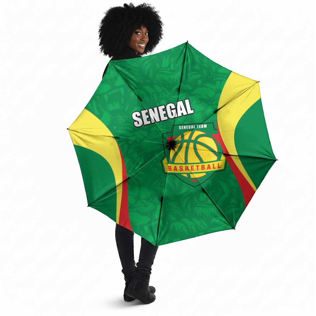 Custom Senegal Basketball Umbrella Go Champions Lions