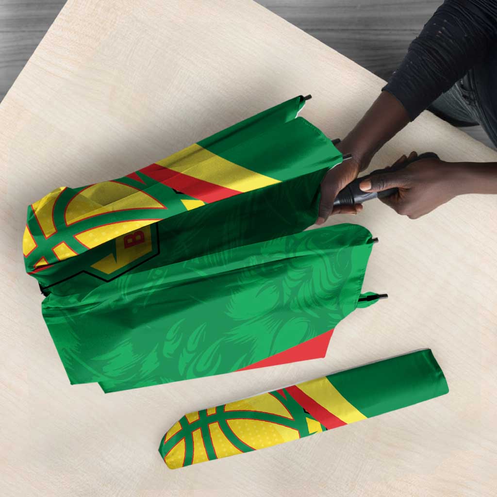 Custom Senegal Basketball Umbrella Go Champions Lions