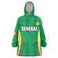 Afro Basketball Senegal Custom Wearable Blanket Hoodie Go Champions Lions - African Pride