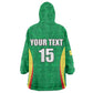 Afro Basketball Senegal Custom Wearable Blanket Hoodie Go Champions Lions - African Pride
