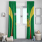 Afro Basketball Senegal Custom Window Curtain Go Champions Lions - African Pride