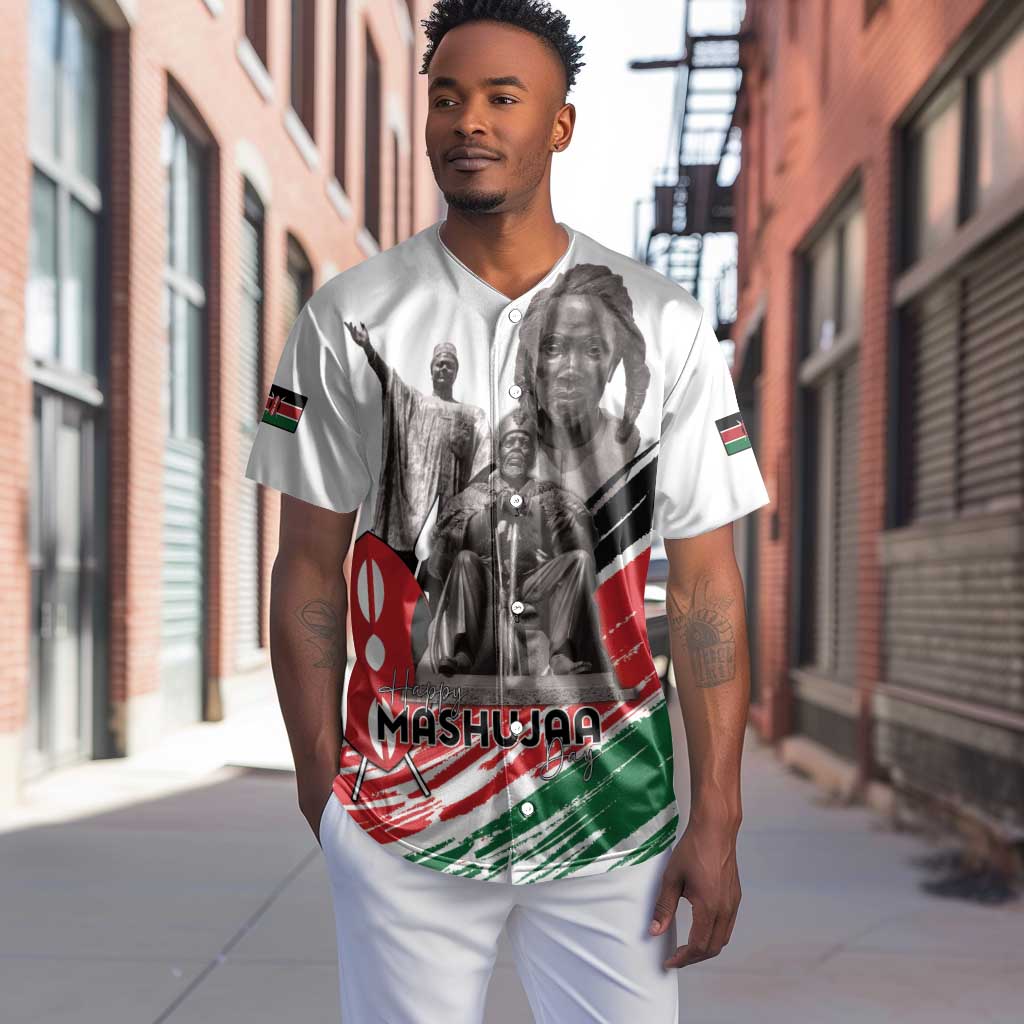 Happy Kenya Heroes Day Baseball Jersey Kenyan Heroes - African Pride