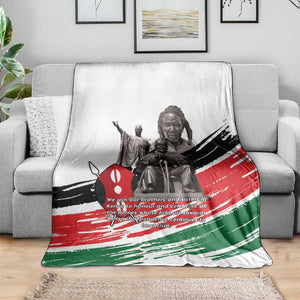 Happy Kenya Heroes Day Blanket Kenyan Heroes - African Pride