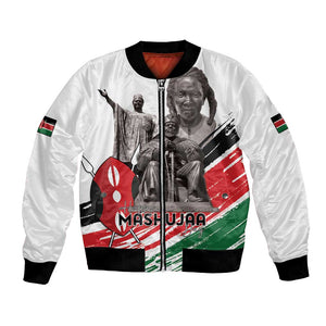 Happy Kenya Heroes Day Bomber Jacket Kenyan Heroes - African Pride